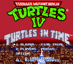 Teenage Mutant Ninja Turtles IV Turtles in Time screenshot 3 for Super Nintendo